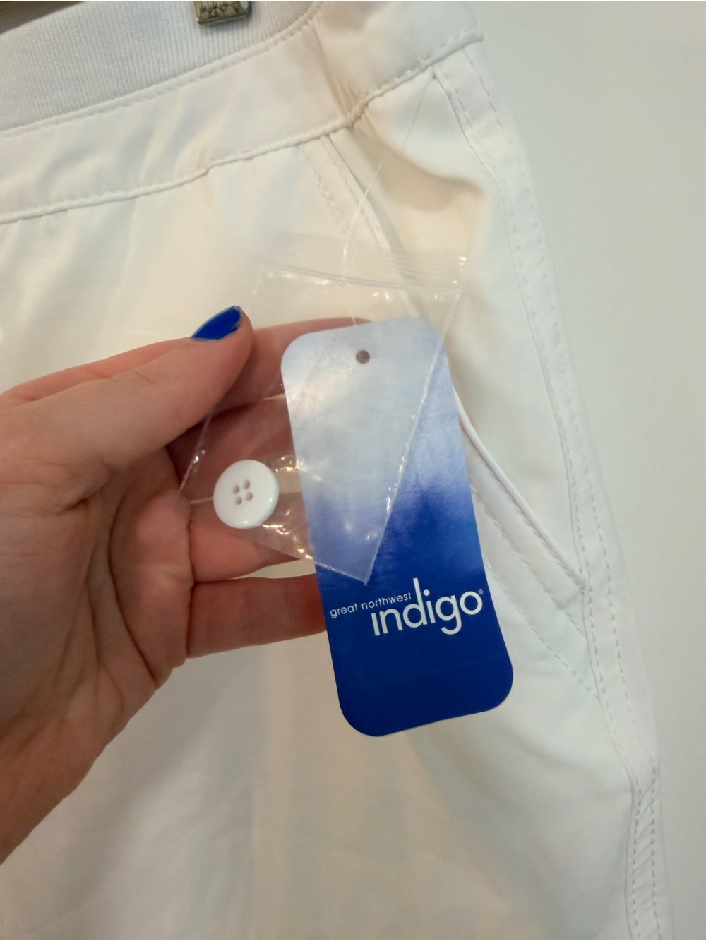 Indigo White Skort NEW - Picture 2 of 7